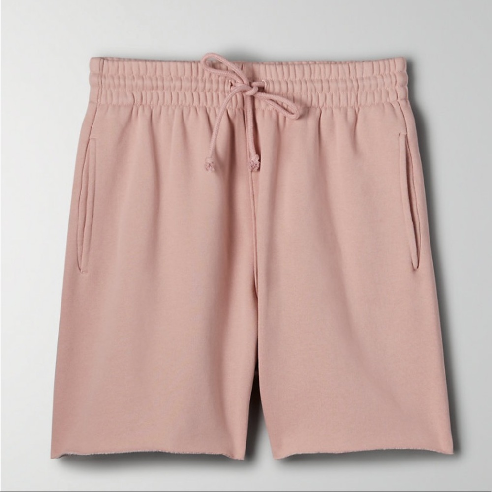 TNA | COZY AF fleece sweat shorts | Pink | XS